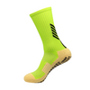 3 Pack Mens Football Grip Socks Lime Green-FOURMINT