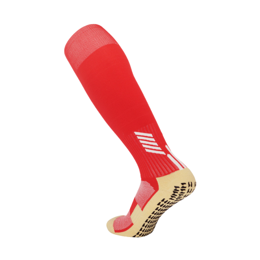 3 Pack Kids Red Grippy Socks for Football-FOURMINT