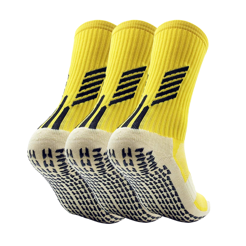 3 Pack Childrens Football Grip Socks丨Fourmint FOURMINT